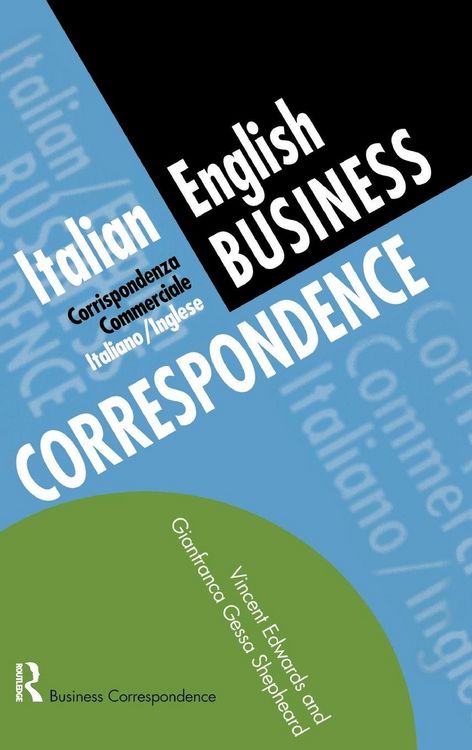 Produktbild: Italian/English Business Correspondence