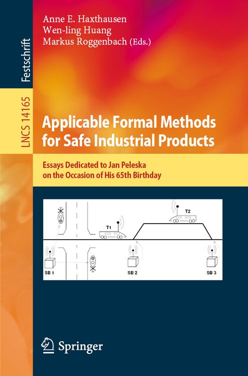 Produktbild: Applicable Formal Methods for Safe Industrial Products