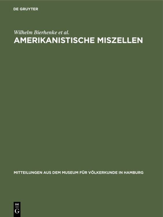 Produktbild: Amerikanistische Miszellen
