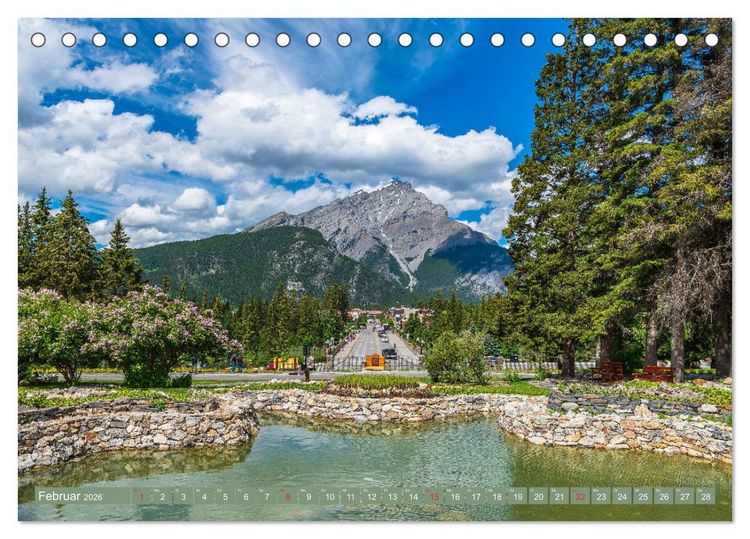 Produktbild: Unterwegs in Kanadas Westen (Tischkalender 2026 DIN A5 quer), CALVENDO Monatskalender