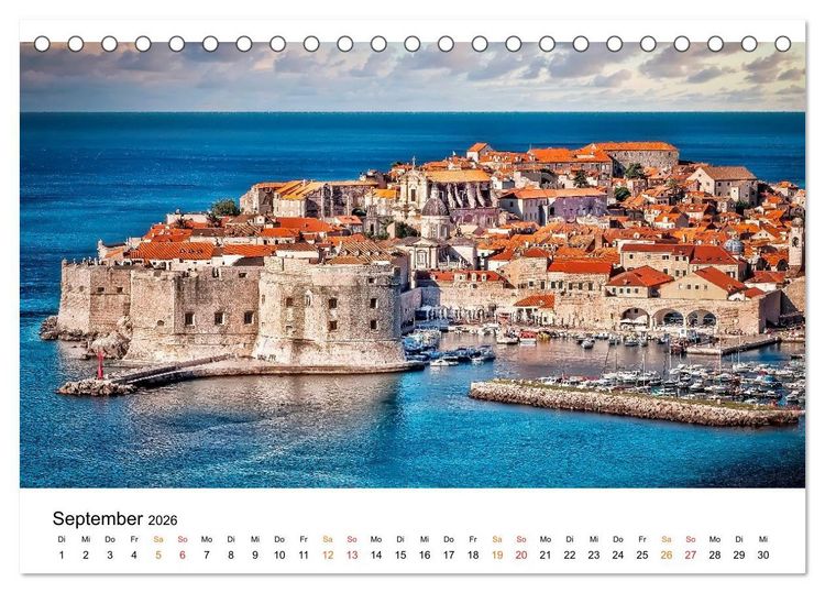 Produktbild: Stadt.Land.Welt. - eine Reise in Bildern (Tischkalender 2026 DIN A5 quer), CALVENDO Monatskalender