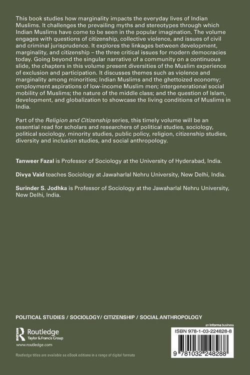Produktbild: Marginalities and Mobilities among India's Muslims