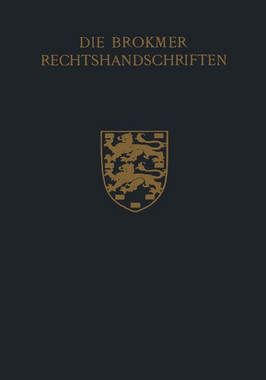 Produktbild: Die Brokmer Rechtshandschriften