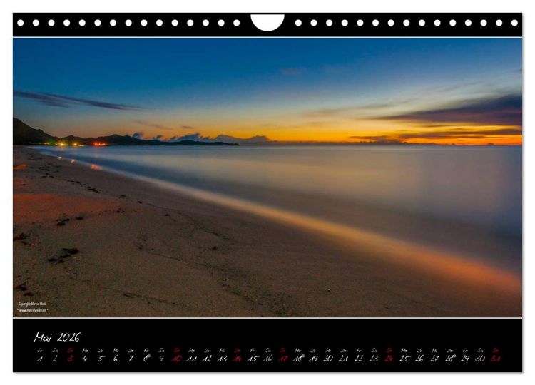Produktbild: Sardinien Panoramakalender / CH-Version (Wandkalender 2026 DIN A4 quer), CALVENDO Monatskalender