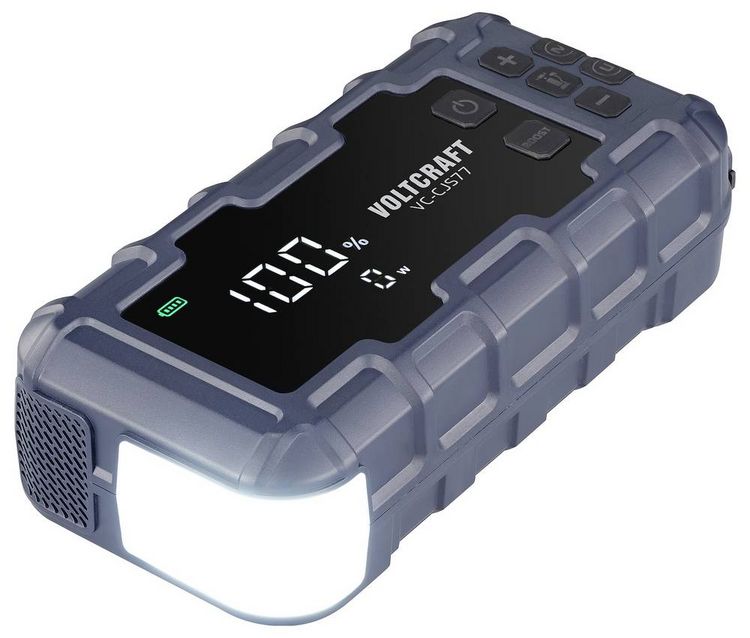 Produktbild: VOLTCRAFT Schnellstartsystem VC-CJS77 VC-16533725 Starthilfestrom (12 V)=600A USB-Steckdose 2x, Lade- und Aufbewahrungsstation
