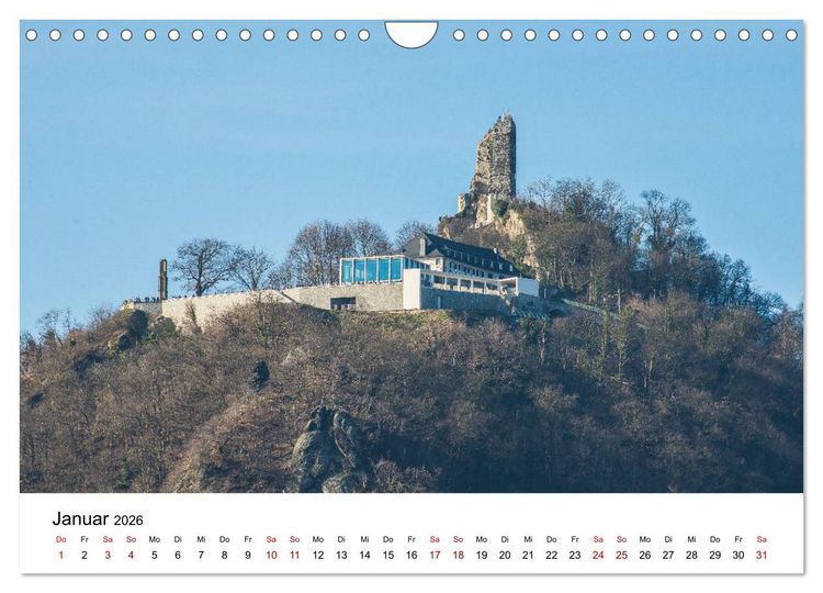 Produktbild: H&ouml;hepunkte des Siebengebirges (Wandkalender 2026 DIN A4 quer), CALVENDO Monatskalender