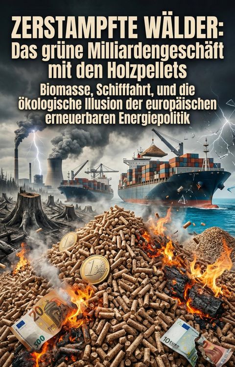 Produktbild: Zerstampfte W&auml;lder: Das gr&uuml;ne Milliardengesch&auml;ft mit den Holzpellets
