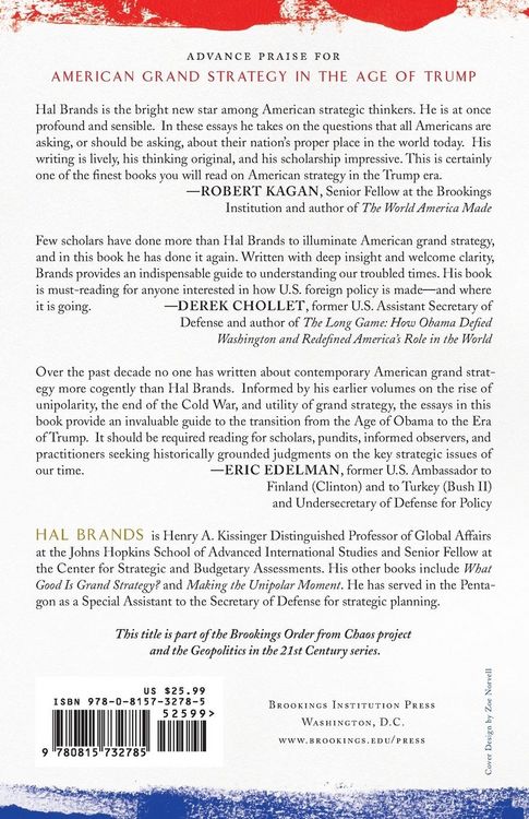 Produktbild: American Grand Strategy in the Age of Trump