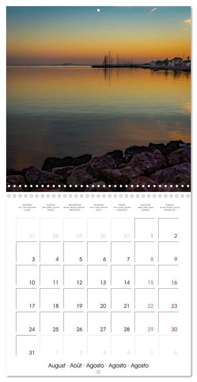 Produktbild: M&eacute;diterran&eacute;e - L'&eacute;tang de Thau (Calendrier mural carr&eacute; 2026 30x30 cm) Calendrier double avec une page pour vos prises de notes