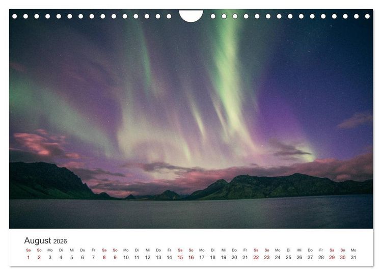 Produktbild: Nachthimmel - Unfassbare Fotografien der Sterne. (Wandkalender 2026 DIN A4 quer), CALVENDO Monatskalender