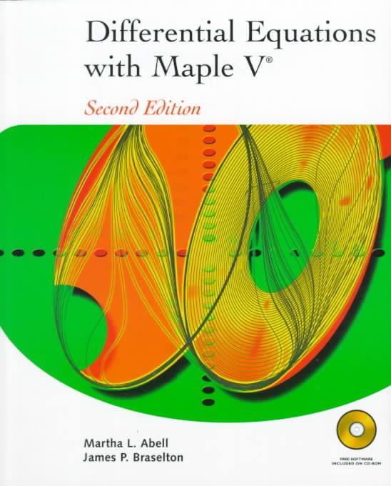 Produktbild: Differential Equations with Maple V with CDROM