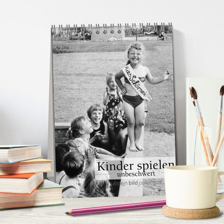 Produktbild: Kinder spielen - unbeschwert (Tischkalender 2026 DIN A5 hoch), CALVENDO Monatskalender