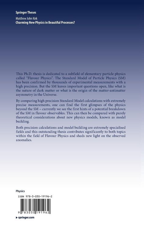 Produktbild: Charming New Physics in Beautiful Processes?