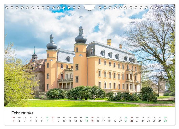 Produktbild: Schl&ouml;sser - Bauwerke der Vergangenheit (Wandkalender 2026 DIN A4 quer), CALVENDO Monatskalender