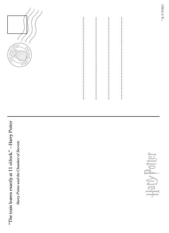 Produktbild: Harry Potter 20 Ausmal-Postkarten: Greetings from Hogwarts, Hogsmeade, and beyond!