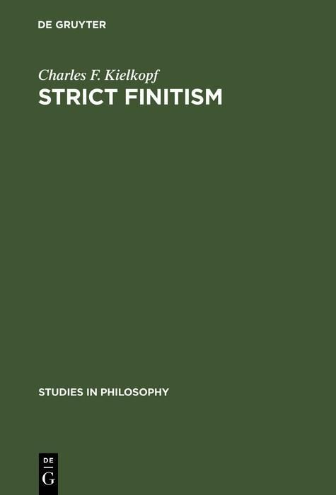 Produktbild: Strict finitism