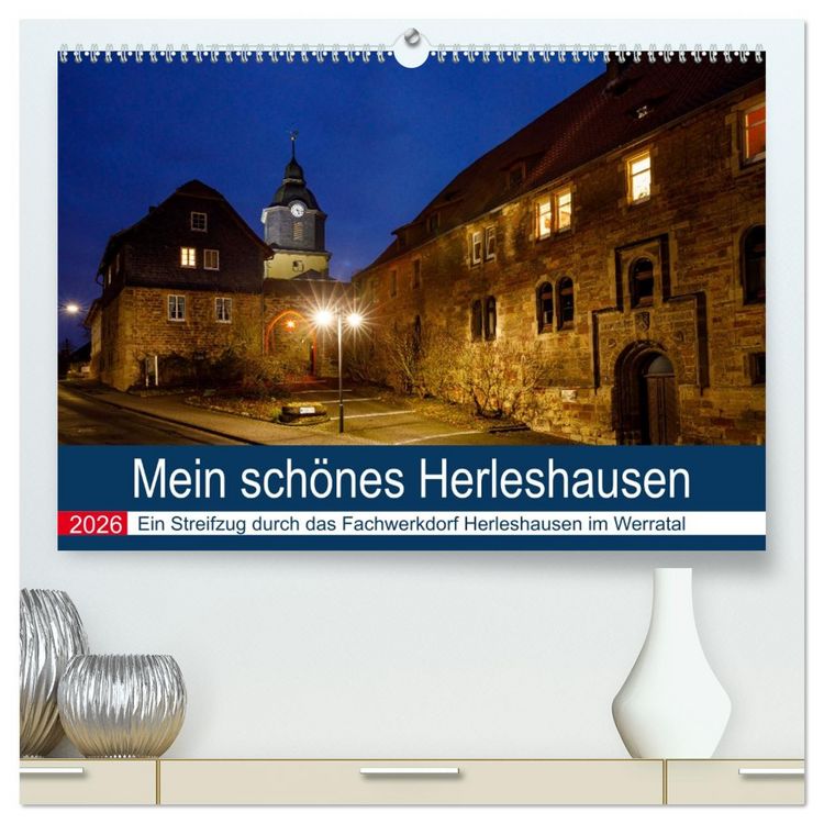 Produktbild: Mein sch&ouml;nes Herleshausen (hochwertiger Premium Wandkalender 2026 DIN A2 quer), Kunstdruck in Hochglanz