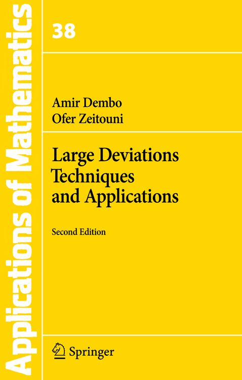 Produktbild: Large Deviations Techniques and Applications