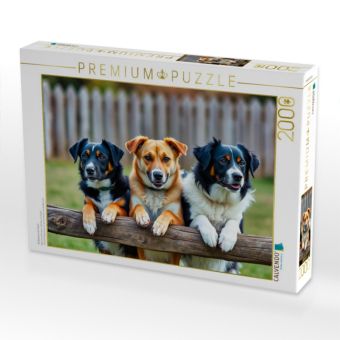 Produktbild: CALVENDO Puzzle Aufpassen am Zaun | 2000 Teile Lege-Gr&ouml;&szlig;e 90x67cm Foto-Puzzle f&uuml;r gl&uuml;ckliche Stunden