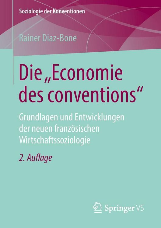 Produktbild: Die "Economie des conventions"