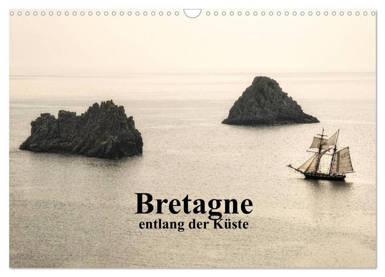 Produktbild: Bretagne entlang der K&uuml;ste (Wandkalender 2026 DIN A3 quer), CALVENDO Monatskalender
