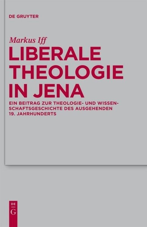 Produktbild: Liberale Theologie in Jena