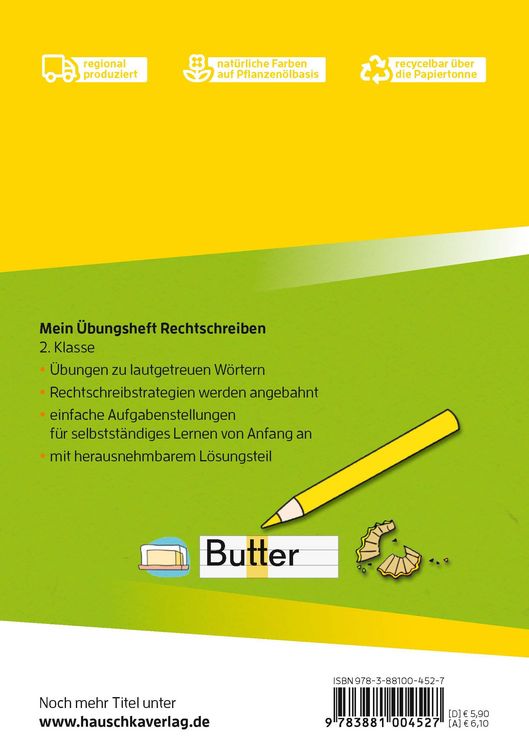 Produktbild: Mein &Uuml;bungsheft Rechtschreiben 2. Klasse