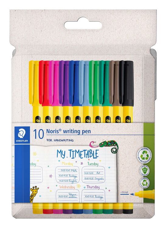Produktbild: STAEDTLER Noris&reg; writing pen 307, 10 Fineliner