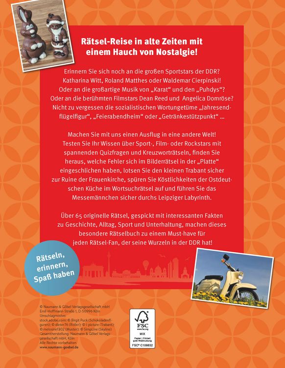 Produktbild: DDR R&auml;tselbuch | R&auml;tsel-Reise in alte Zeiten