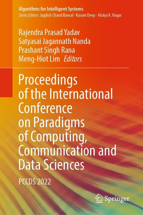 Produktbild: Proceedings of the International Conference on Paradigms of Computing, Communication and Data Sciences