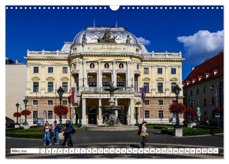Produktbild: Bratislava die slowakische Sch&ouml;nheit (Wandkalender 2026 DIN A3 quer), CALVENDO Monatskalender