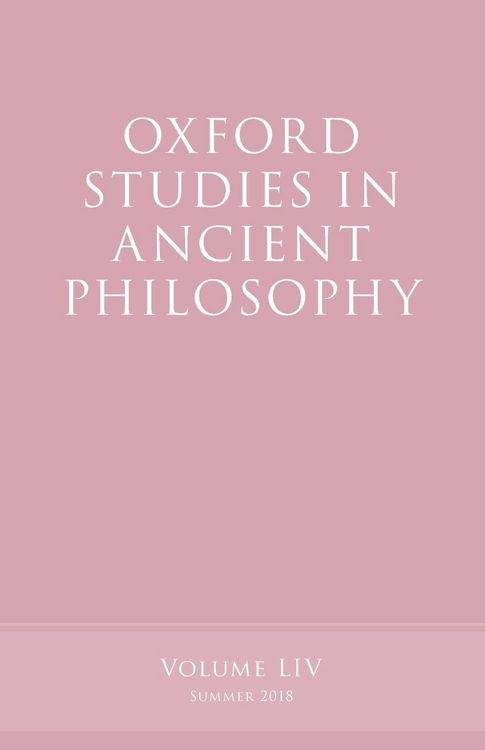 Produktbild: Oxford Studies in Ancient Philosophy, Volume 54