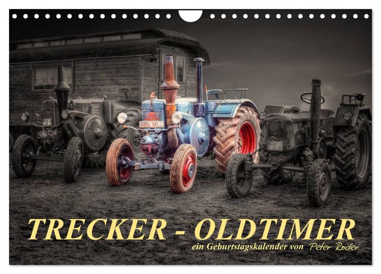 Produktbild: Trecker - Oldtimer / Geburtstagskalender (Wandkalender 2026 DIN A4 quer), CALVENDO Monatskalender