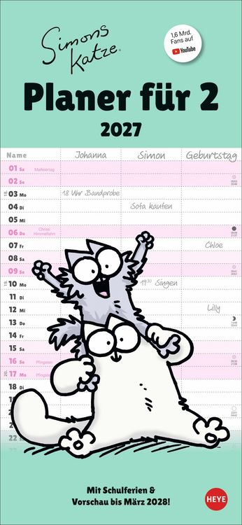 Produktbild: Simons Katze Planer f&uuml;r zwei