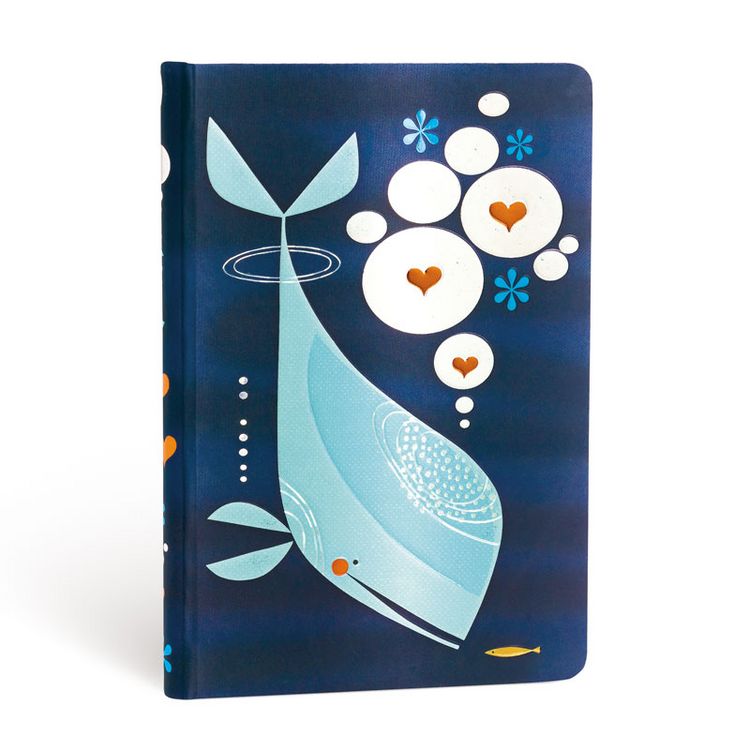 Produktbild: Hardcover Notizbuch Wal und Freund, Mini, Unliniert