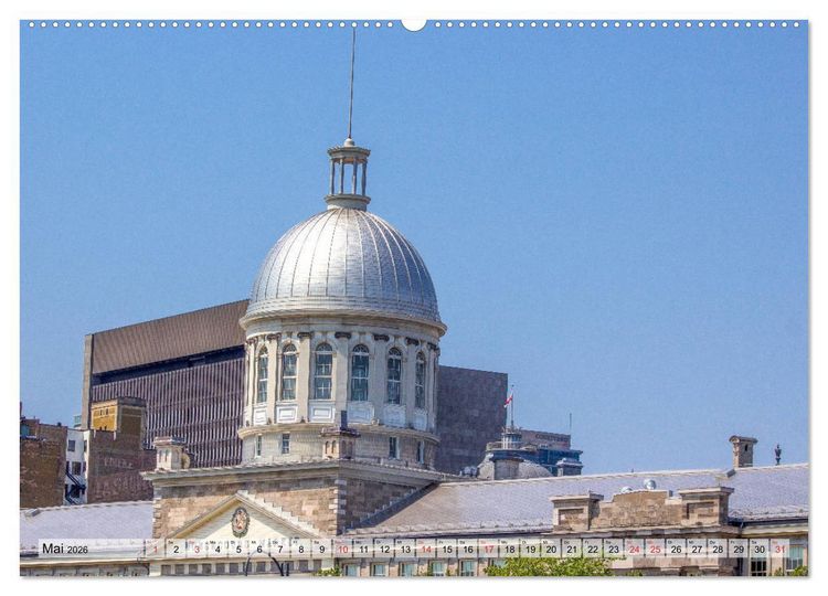 Produktbild: Kanada Quebec - Historisches Montreal (hochwertiger Premium Wandkalender 2026 DIN A2 quer), Kunstdruck in Hochglanz
