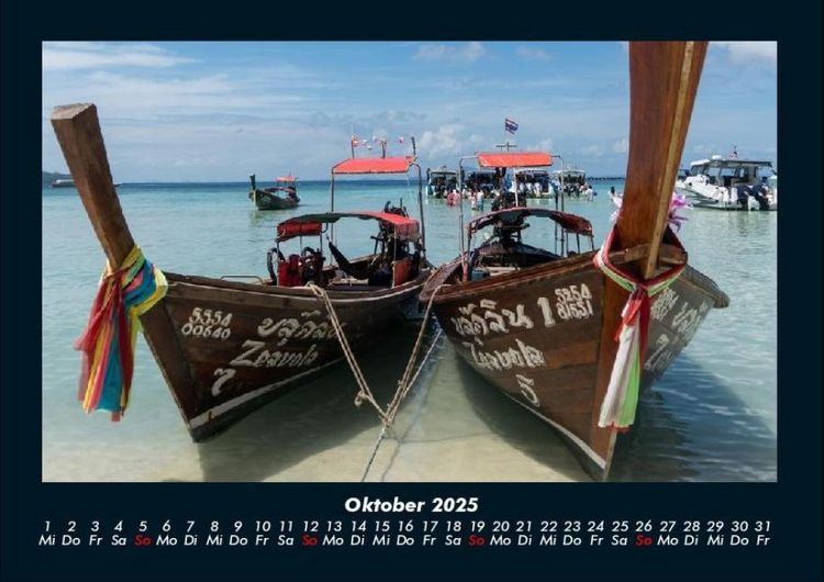 Produktbild: Boote 2025 Fotokalender DIN A4