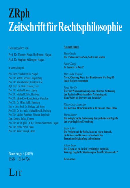 Zeitschrift für Rechtsphilosophie