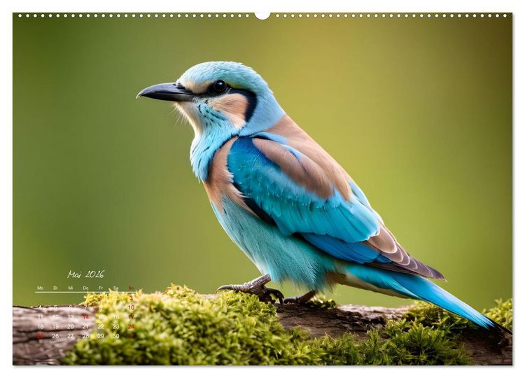 Produktbild: Afrikas vielf&auml;ltige Vogelwelt (Wandkalender 2026 DIN A2 quer), CALVENDO Monatskalender
