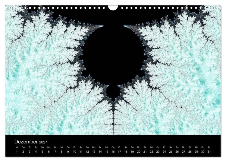Produktbild: Fraktale - Farben - Formen 2027 (Wandkalender 2027 DIN A3 quer), CALVENDO Monatskalender
