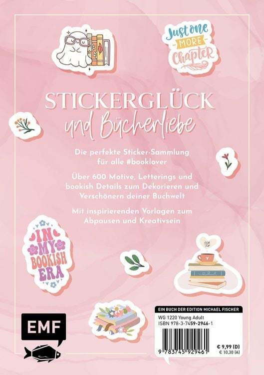 Produktbild: I love books &ndash; Mein Stickerbuch: F&uuml;r alle #booklover