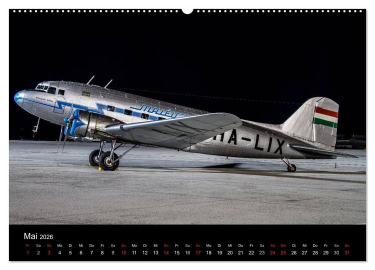 Produktbild: Welt der Flugzeuge (Wandkalender 2026 DIN A2 quer), CALVENDO Monatskalender