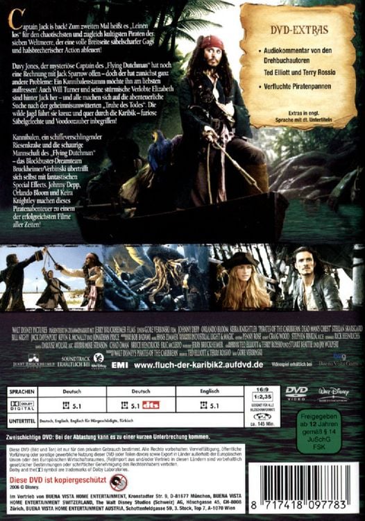 Produktbild: Pirates of the Caribbean - Fluch der Karibik 2