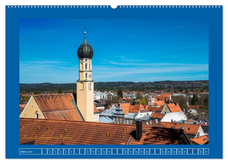 Produktbild: Fl&ouml;&szlig;erstadt Wolfratshausen (Wandkalender 2026 DIN A2 quer), CALVENDO Monatskalender