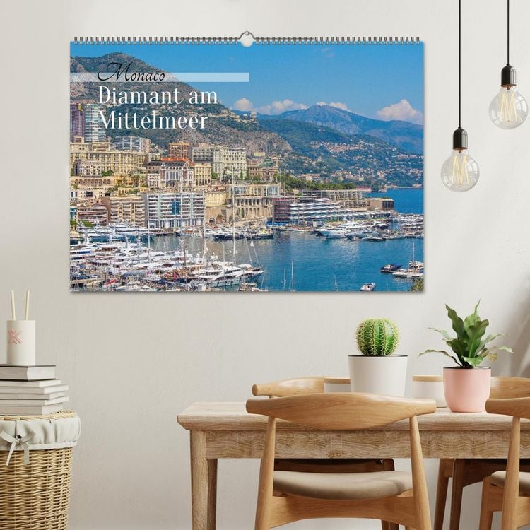 Produktbild: Monaco - Diamant am Mittelmeer (Wandkalender 2026 DIN A2 quer), CALVENDO Monatskalender