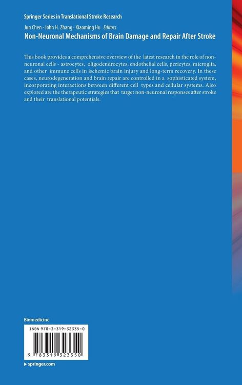 Produktbild: Non-Neuronal Mechanisms of Brain Damage and Repair After Stroke