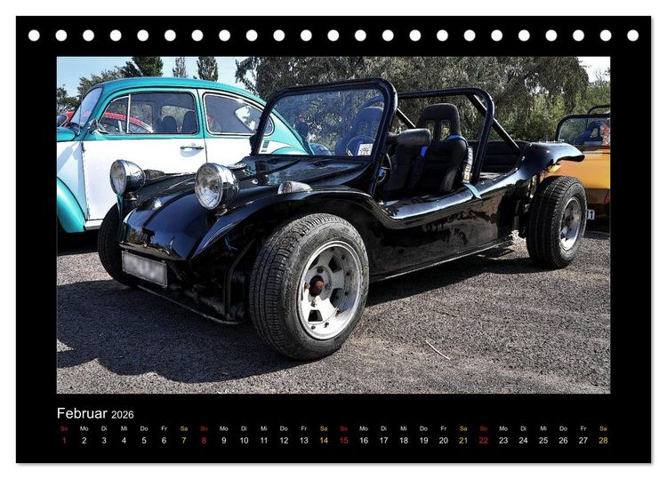 Produktbild: Buggys - die Kultautos der 80er (Tischkalender 2026 DIN A5 quer), CALVENDO Monatskalender