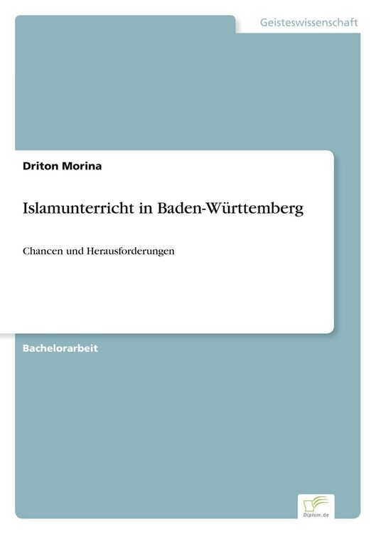 Produktbild: Islamunterricht in Baden-W&uuml;rttemberg