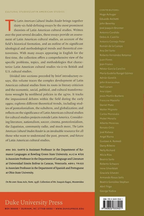 Produktbild: The Latin American Cultural Studies Reader