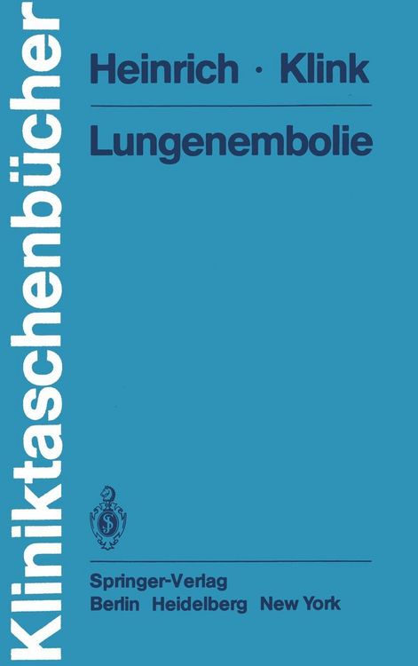 Produktbild: Lungenembolie